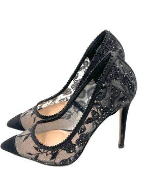 Aldo Lace Embelished Stilettos Heel Shoes